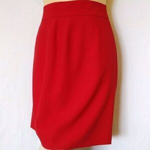 MOSCHINO COUTURE SKIRT LIPSTICK RED MINI  SKIRT EXCELLENT NWOT SZ 6P